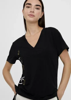 Camiseta posicionado letras