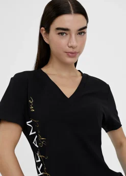 Camiseta posicionado letras