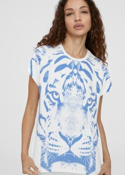 Camiseta posicionado tigre