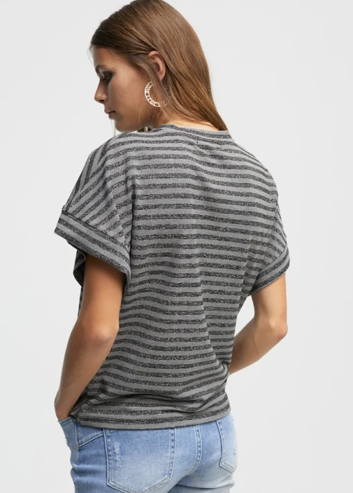 Camiseta rayas manga sisa