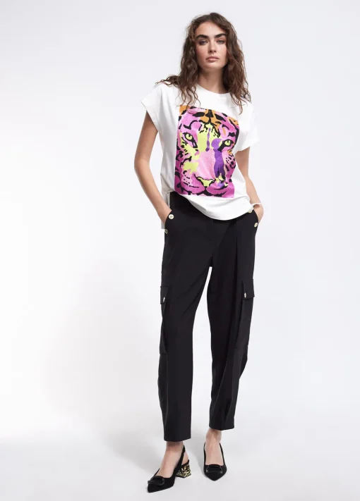 Camiseta tigre multicolor