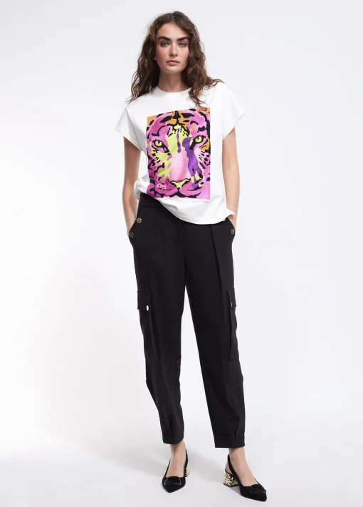 Camiseta tigre multicolor