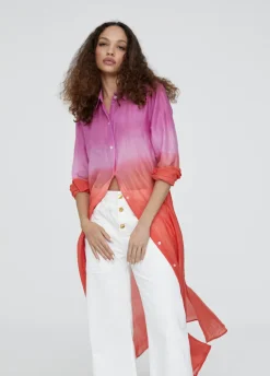 Camisola larga tie dye