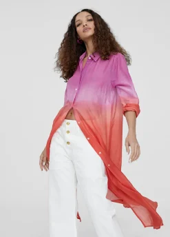 Camisola larga tie dye