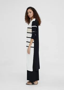 Cardigan punto de rayas