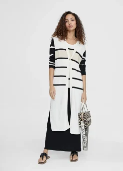 Cardigan punto de rayas