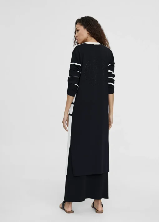 Cardigan punto de rayas