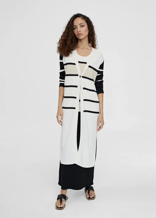 Cardigan punto de rayas