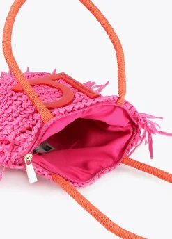 Cesto con logo a contraste