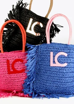 Cesto con logo a contraste
