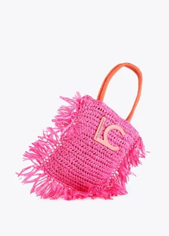 Cesto con logo a contraste