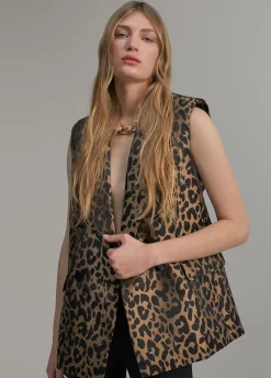 Chaleco animal print