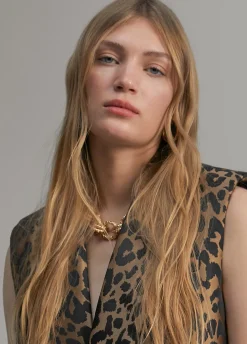 Chaleco animal print