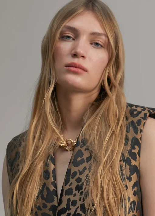 Chaleco animal print