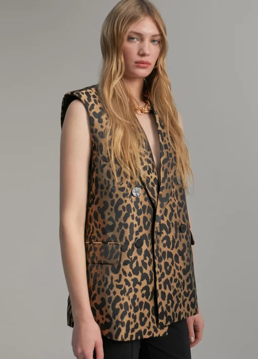 Chaleco animal print