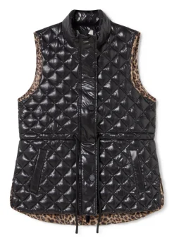 Chaleco detalles animal print