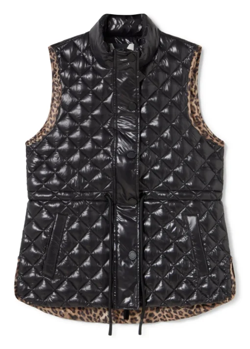 Chaleco detalles animal print