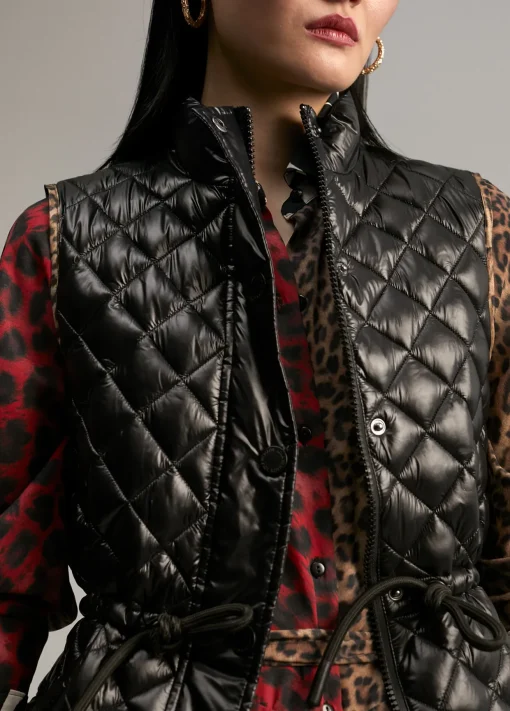 Chaleco detalles animal print