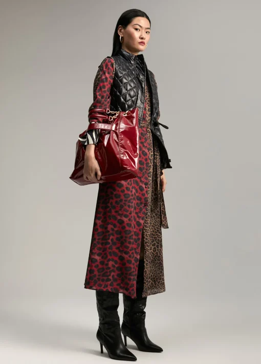 Chaleco detalles animal print