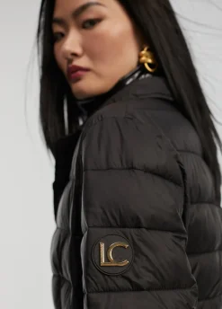Chaqueta acolchada con cinturón