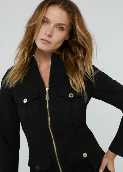 Chaqueta con cremallera