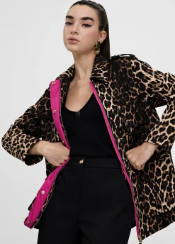 Chaqueta en print animal