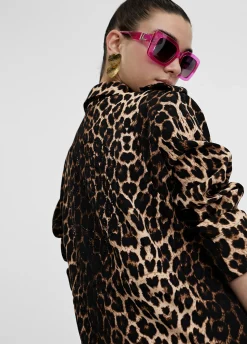 Chaqueta en print animal