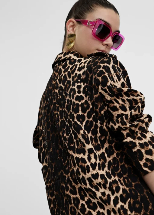 Chaqueta en print animal