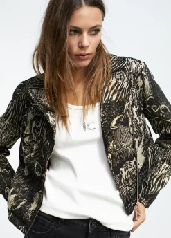 Chaqueta Jacquard animal