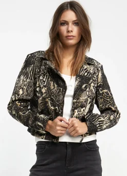 Chaqueta Jacquard animal