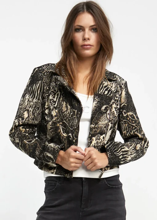 Chaqueta Jacquard animal