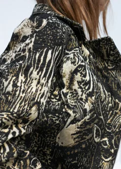 Chaqueta Jacquard animal
