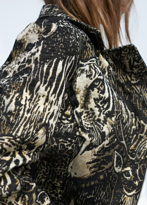 Chaqueta Jacquard animal
