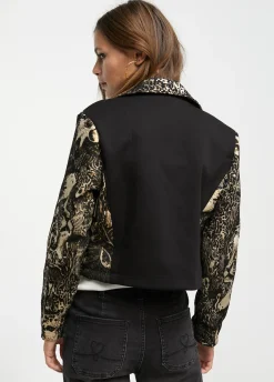 Chaqueta Jacquard animal