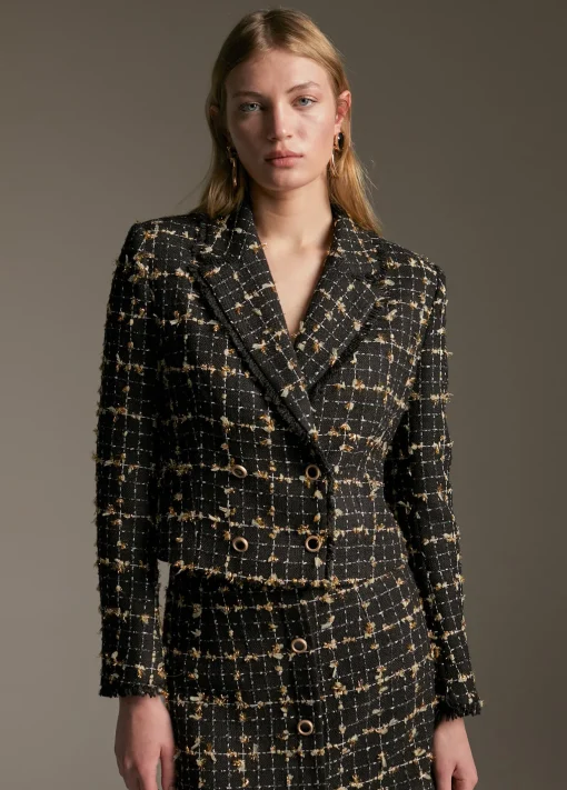 Chaqueta perfecto cuadros