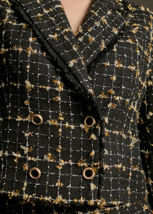 Chaqueta perfecto cuadros