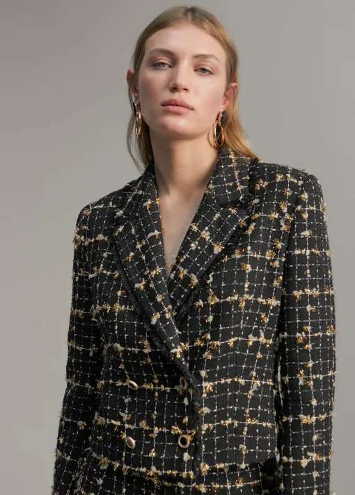 Chaqueta perfecto cuadros
