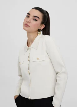 Chaqueta punto con botones