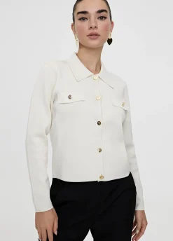 Chaqueta punto con botones