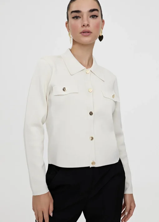 Chaqueta punto con botones