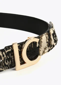 Cinturón jacquard