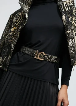 Cinturón jacquard