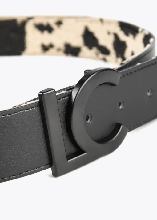 Cinturón reversible animal