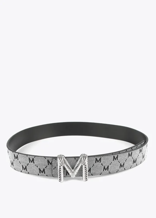 Cinturón reversible gris y negro