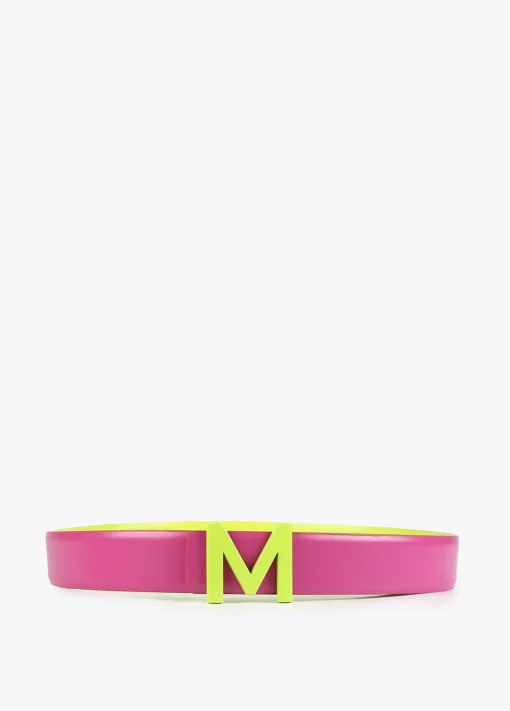 Cinturón reversible hebilla fluor