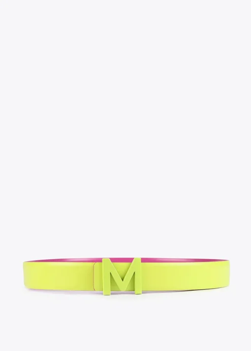 Cinturón reversible hebilla fluor