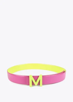 Cinturón reversible hebilla fluor