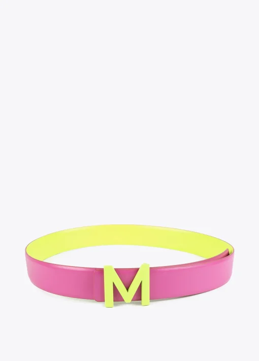 Cinturón reversible hebilla fluor