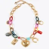 Collar colores y charms