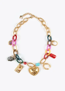 Collar colores y charms